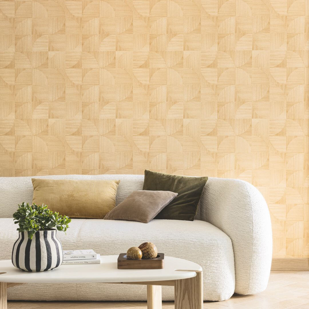 Tapeta geometryczna Caselio WOD 106821056 Structura Woodline