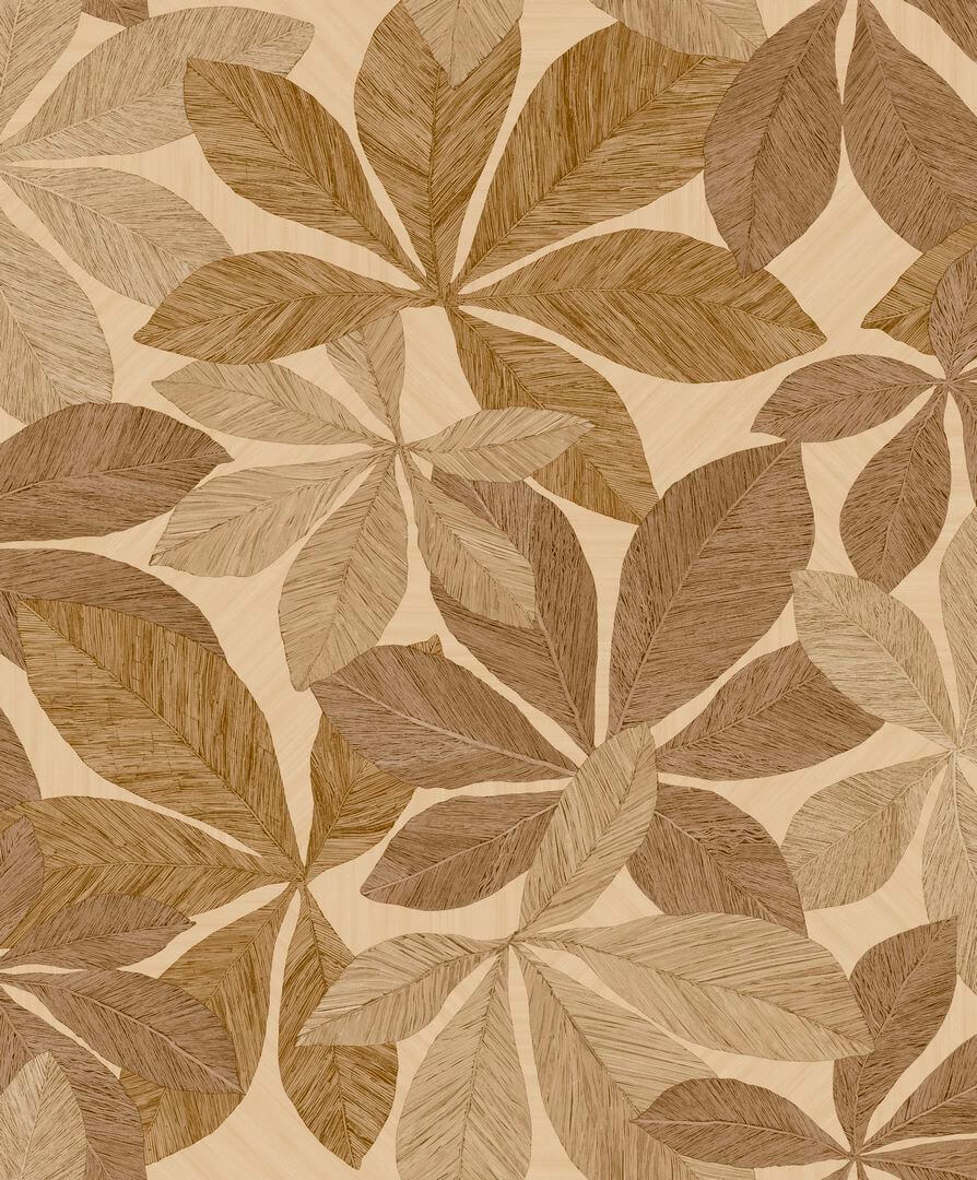 Tapeta liście Caselio WOD 106831026 Lignaria Woodline