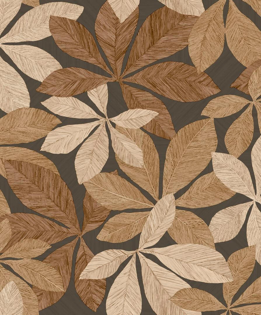 Tapeta liście Caselio WOD 106839001 Lignaria Woodline