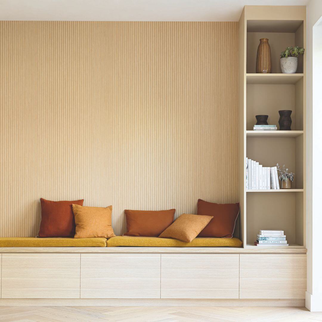 Tapeta imitująca drewniane lamele Caselio WOD 106841009 Boisea Woodline
