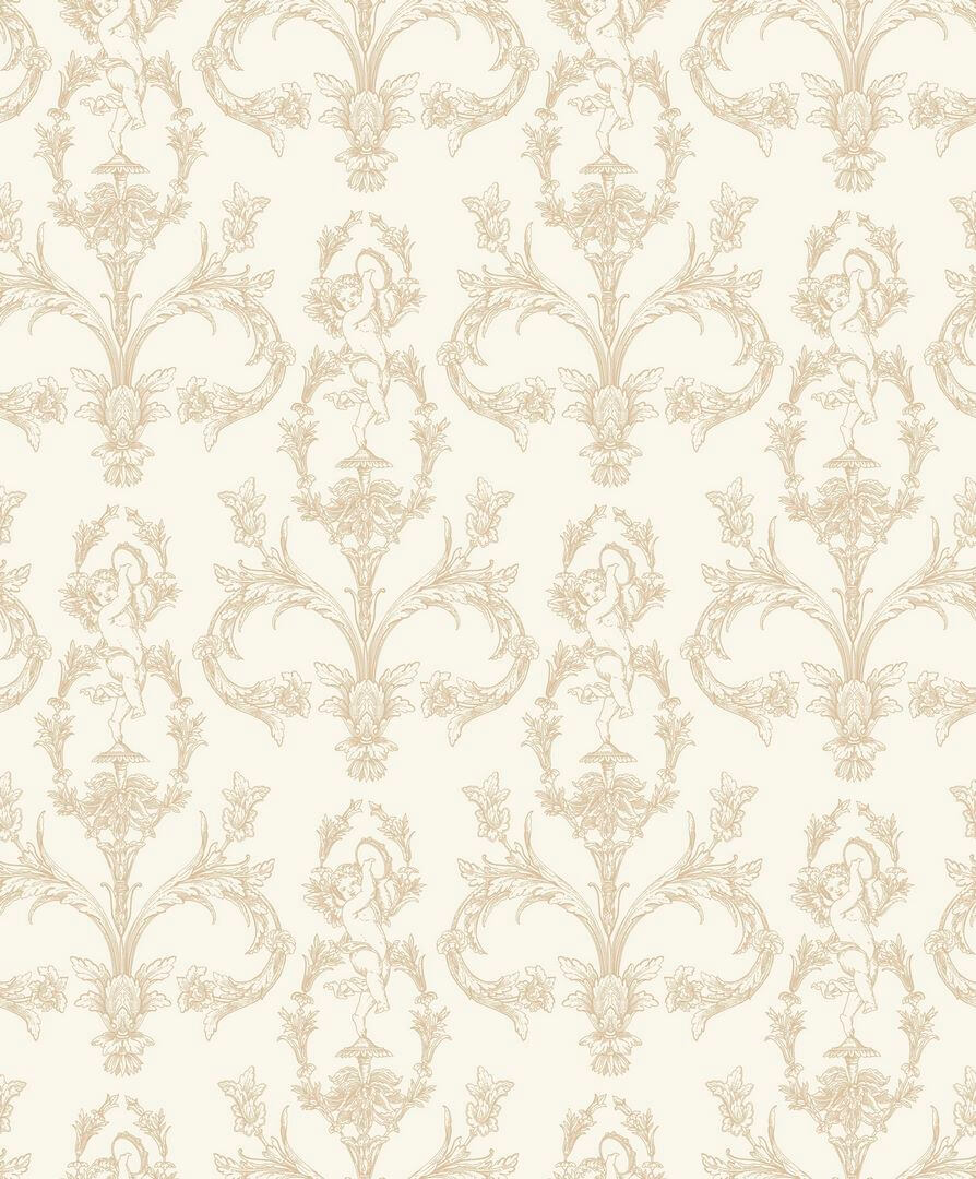 Tapeta cherubiny i ornamenty Casadeco BTJD 201711111 Seraphin Les Belles Toiles De Jouy 2