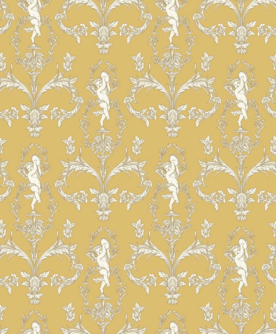 Tapeta cherubiny i ornamenty Casadeco BTJD 201712404 Seraphin Les Belles Toiles De Jouy 2