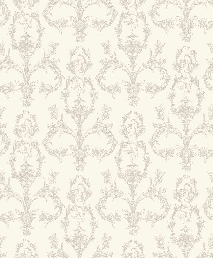 Tapeta cherubiny i ornamenty Casadeco BTJD 201719119 Seraphin Les Belles Toiles De Jouy 2