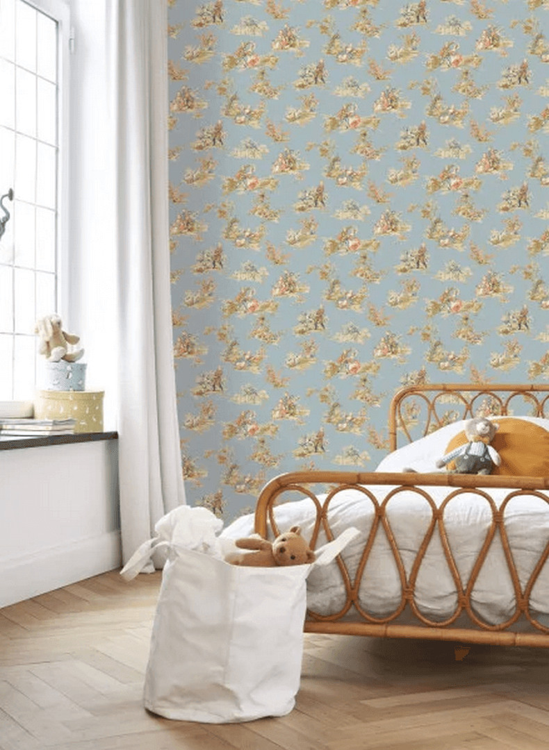 Tapeta dworskie sceny rodzajowe Casadeco BTJD 201736515 Gavotte Les Belles Toiles De Jouy 2