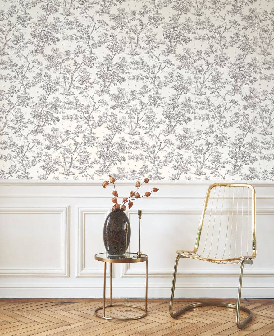 Tapeta drzewa Casadeco BTJD 81529889 Arbre Les Belles Toiles De Jouy 2