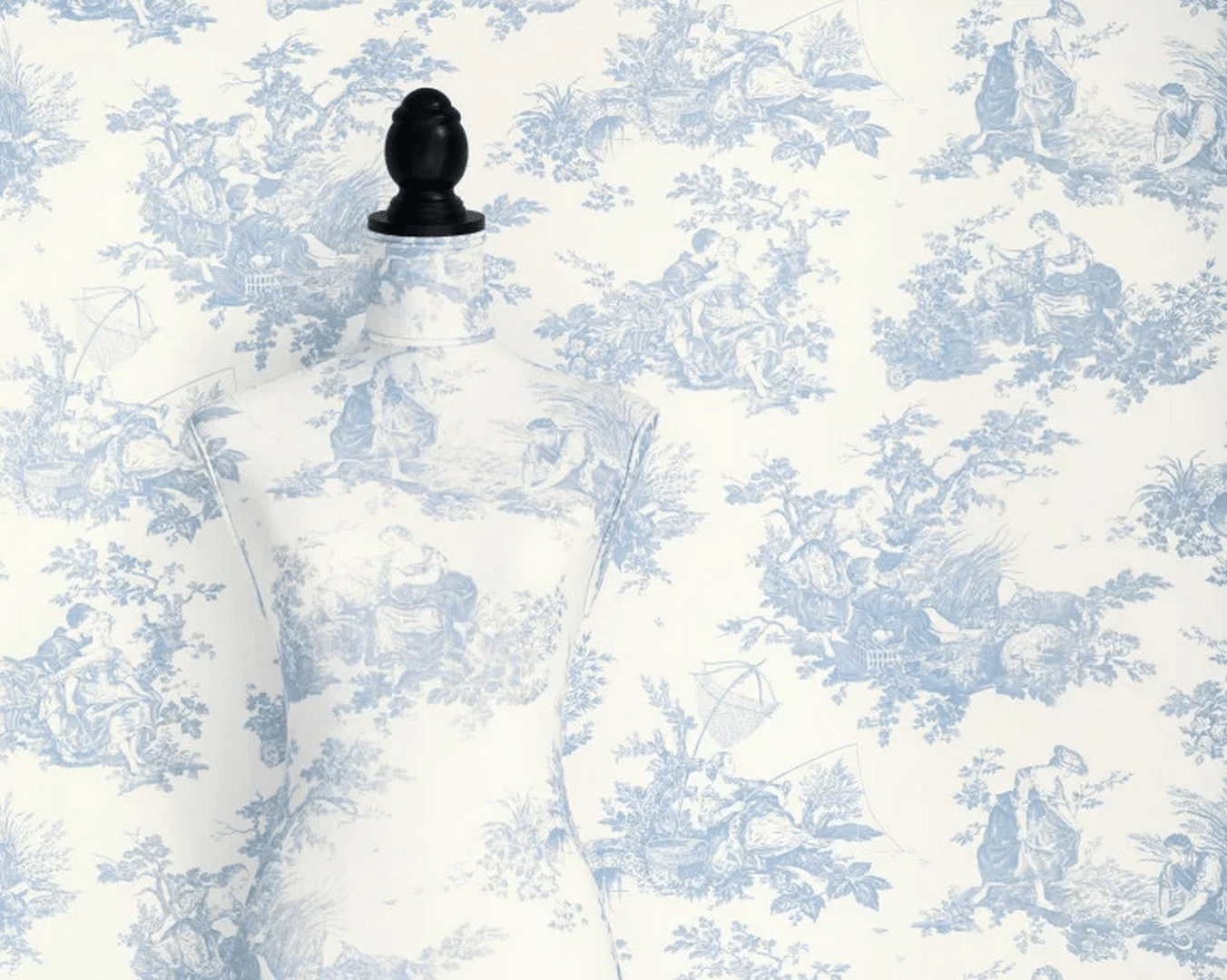 Tapeta sielankowe sceny Casadeco BTJD 87916217 Scene D'ete Les Belles Toiles De Jouy 2