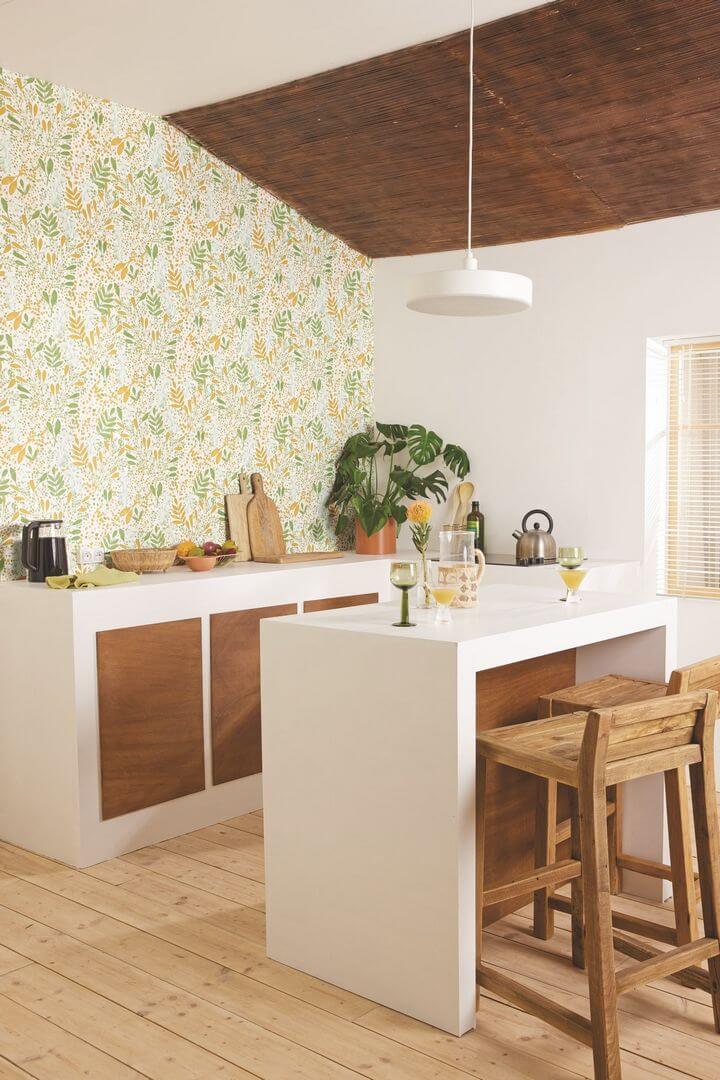 Tapeta liście Caselio KBO 101690369 Joy Kitchen Box