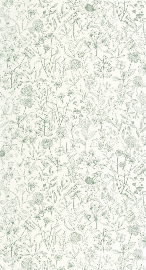 Tapeta kwiatowa łąka Caselio KBO 103000723 Jardin de Giverny Kitchen Box