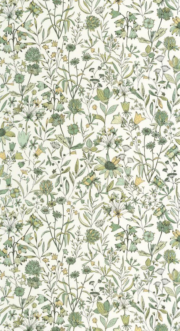 Tapeta kwiatowa łąka Caselio KBO 103000798 Jardin de Giverny Kitchen Box