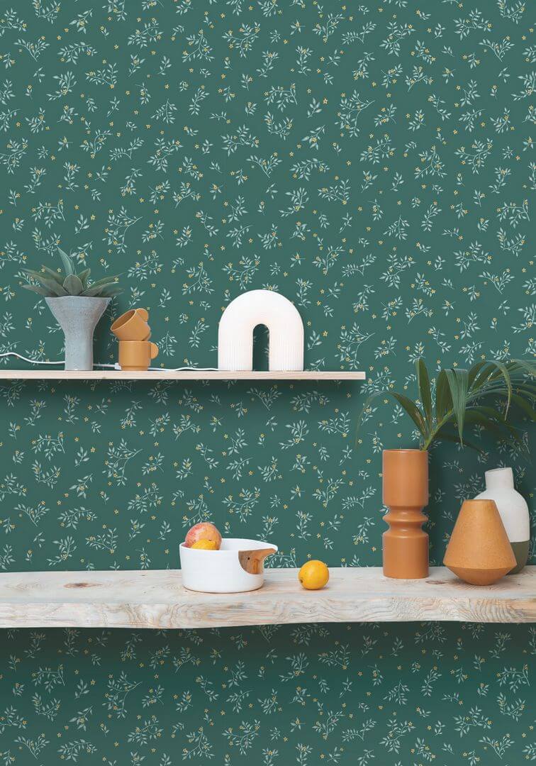 Tapeta gałązki i listki Caselio KBO 103647127 Callisto Kitchen Box