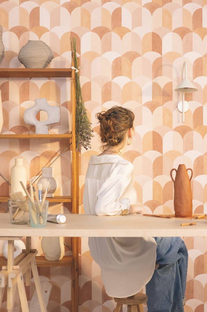 Tapeta inspirowana płytkami Caselio KBO 105448465 Bandol Kitchen Box