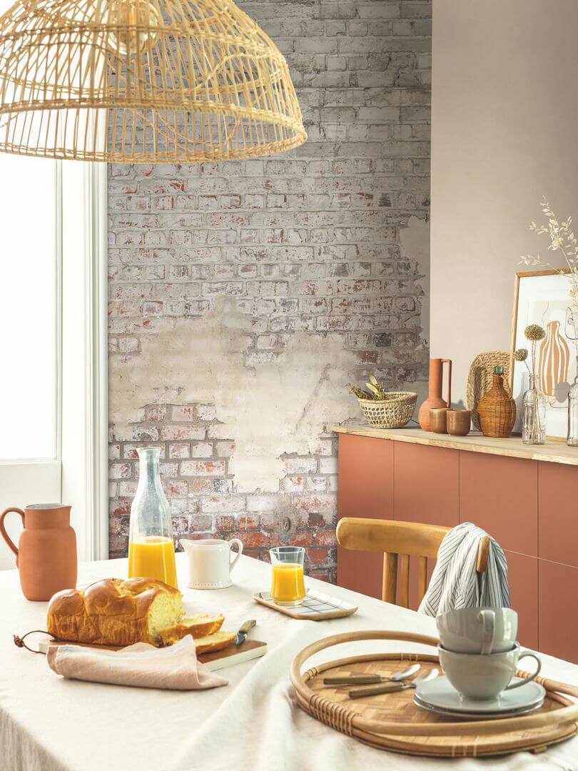 Mural cegła loftowa Caselio KBO 106251027 L Brickwall Kitchen Box
