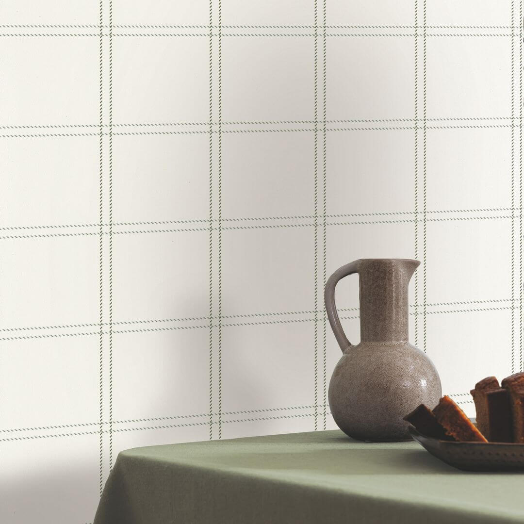 Tapeta kratka minimalistyczna Caselio KBO 106757276 Fine Lines Kitchen Box