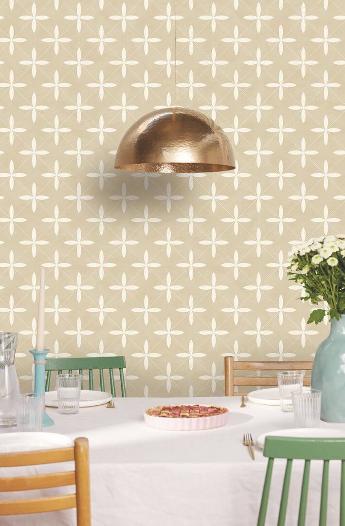 Tapeta płytki cementowe Caselio KBO 106900132 Cement Tiles Kitchen Box