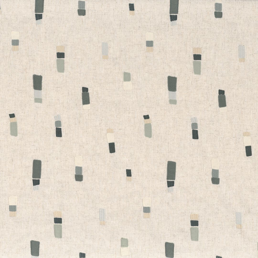 Tkanina dekoracyjna z akcentami haftu Camengo 12050493 Montpelier Hill Artist