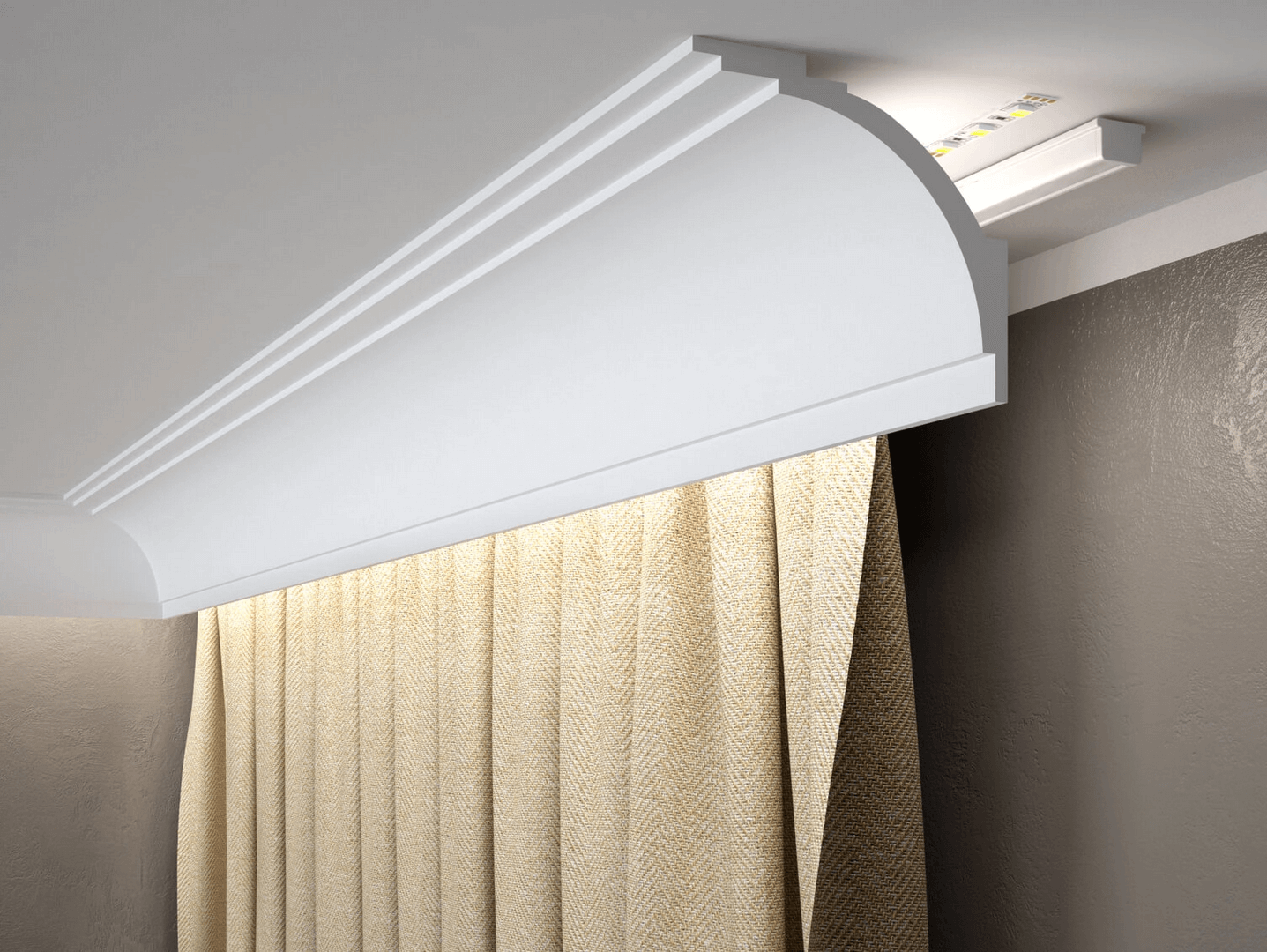 Listwa karniszowa 3m długości MD105H Mardom Decor – wys. 10,8 cm