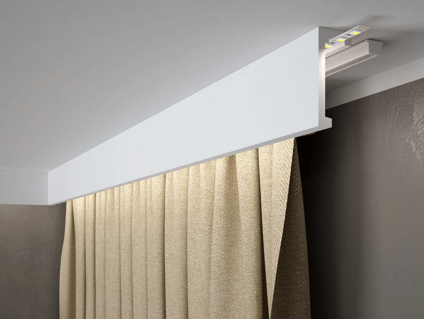 Listwa karniszowa 3m długości QL026H Mardom Decor – wys. 10 cm