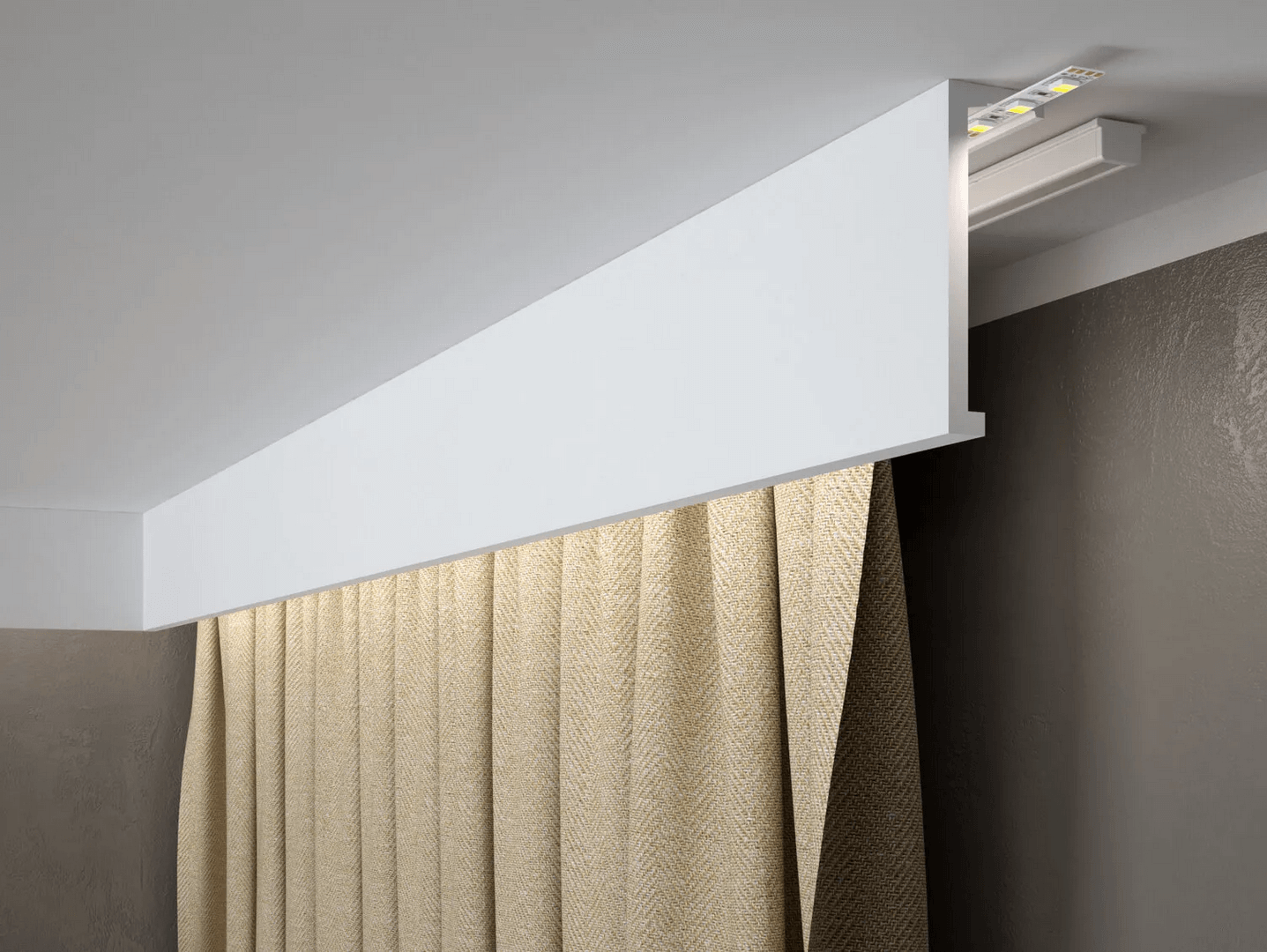 Listwa karniszowa 3m długości QL035H Mardom Decor – wys. 12 cm