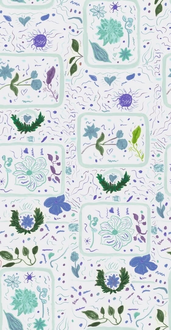 Fototapeta artystyczne kwiaty R21570 Reverie Lilac John-John Wallmansson