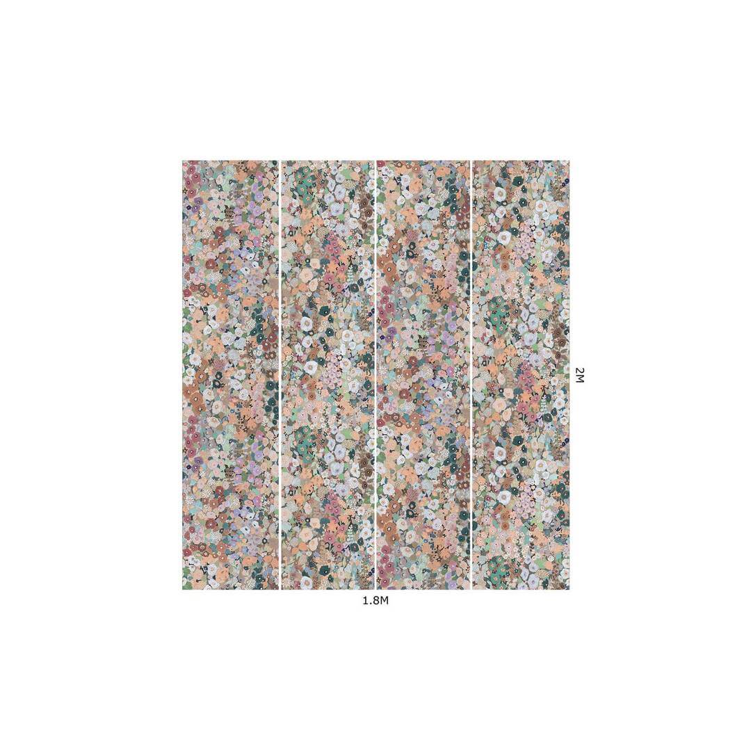 Tapeta artystyczne kwiaty House of Hackney Hollyhocks Praire