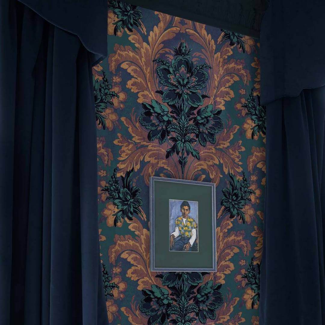 Tapeta klasyczna ornament kwiatowy House of Hackney Amarantha