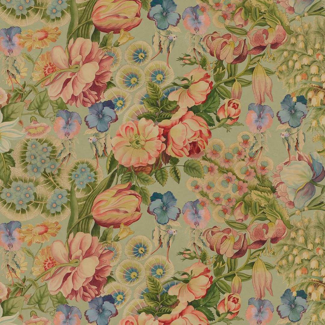 Tapeta w stylu vintage z kwiatami House of Hackney Amatoria Apple