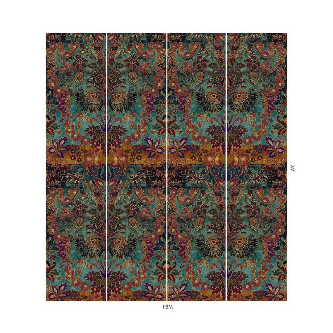 Tapeta ornamentalna w stylu pałacowym House of Hackney Andastra Amazonite