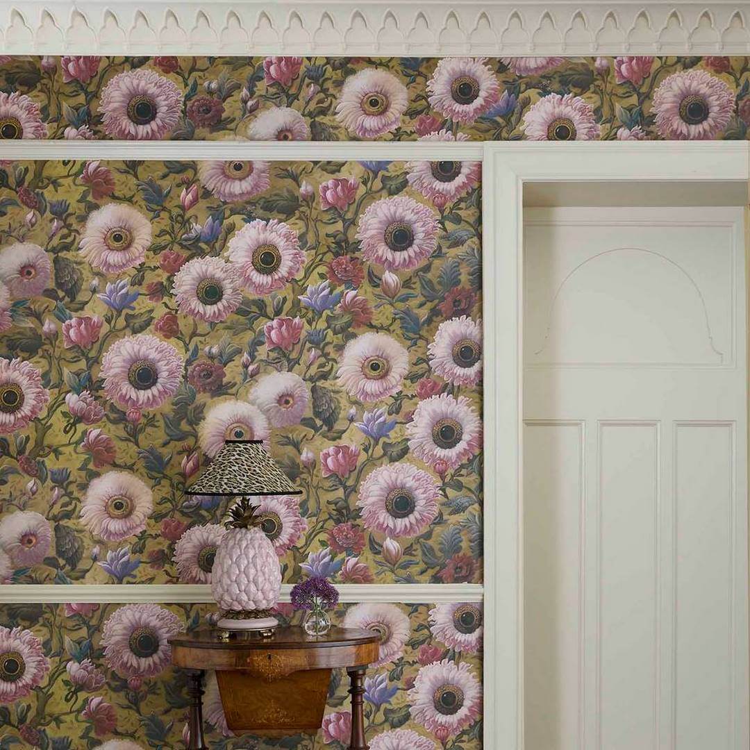 Tapeta artystyczna w kwiaty House of Hackney Apricus Aurelian