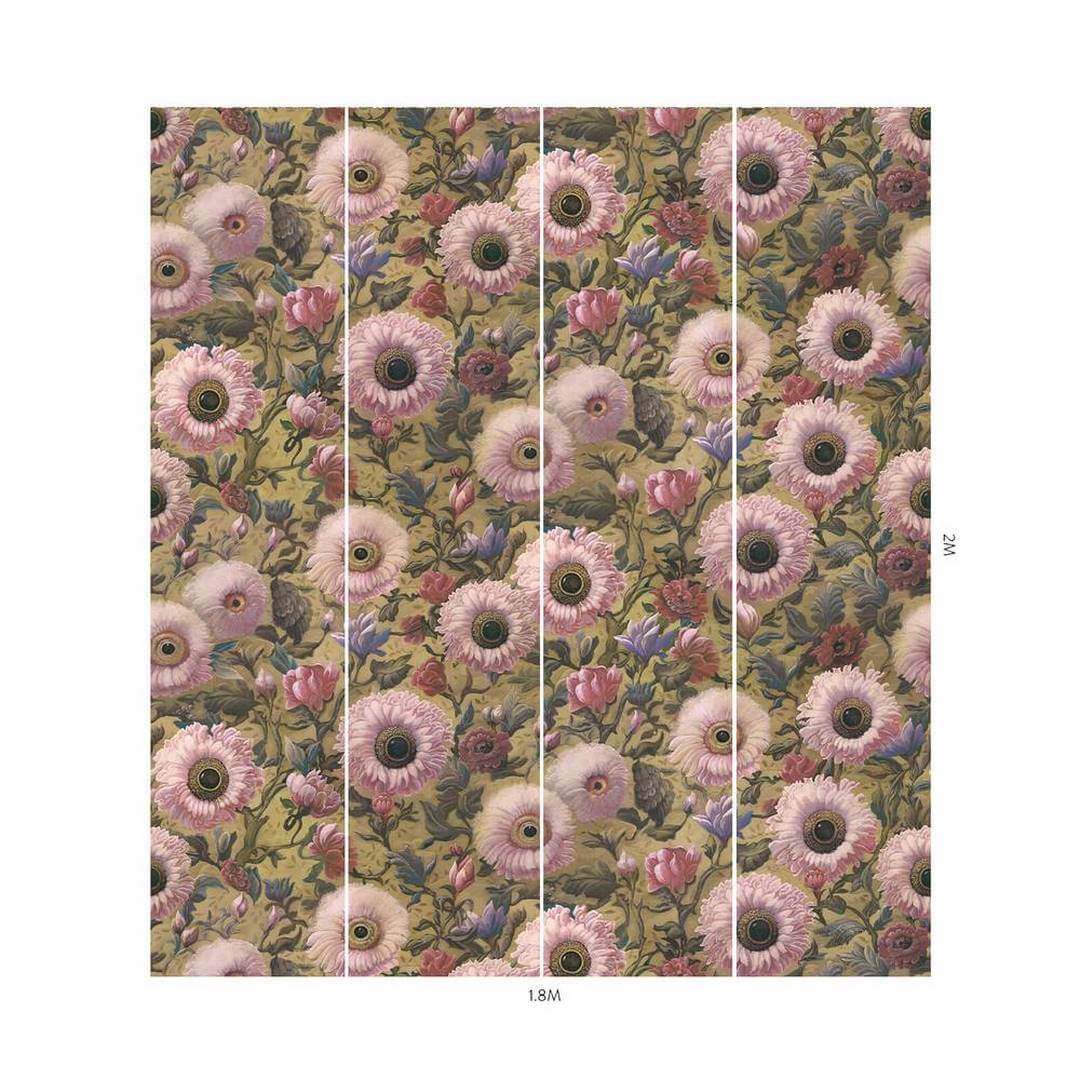 Tapeta artystyczna w kwiaty House of Hackney Apricus Aurelian
