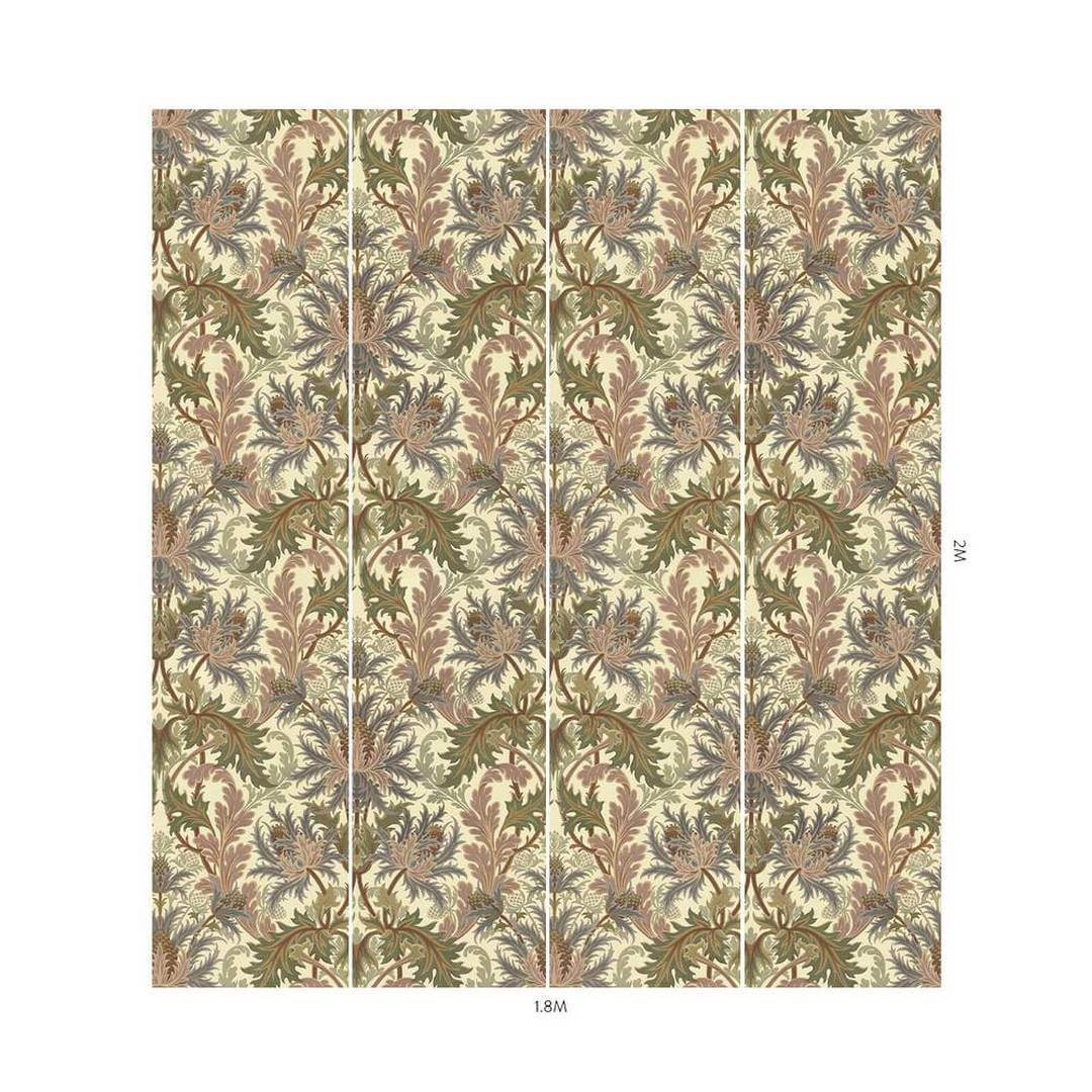Tapeta damaskowa roślinna House of Hackney Aquifolia Ecru