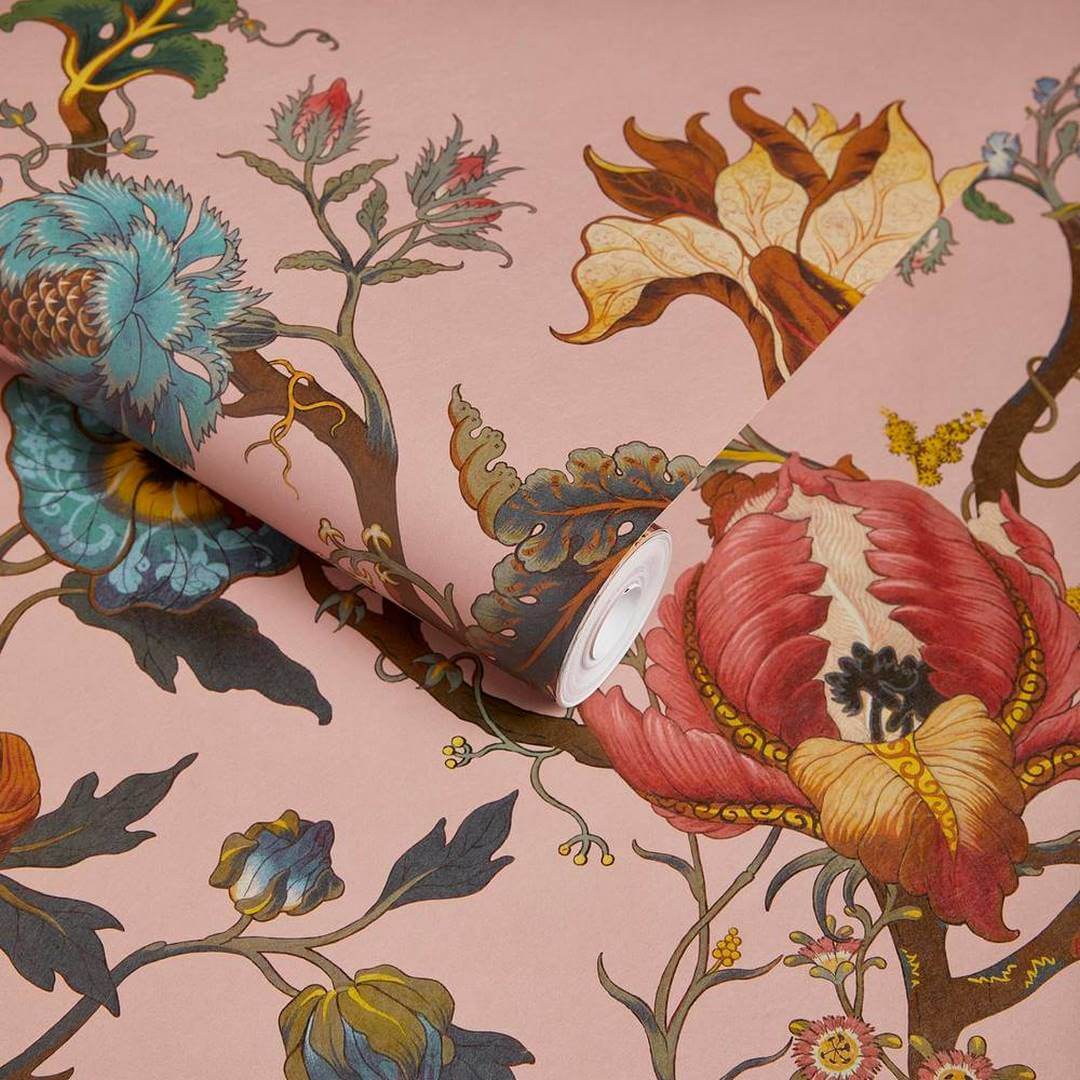 Tapeta pnące kwiaty House of Hackney Artemis Climbing Blush