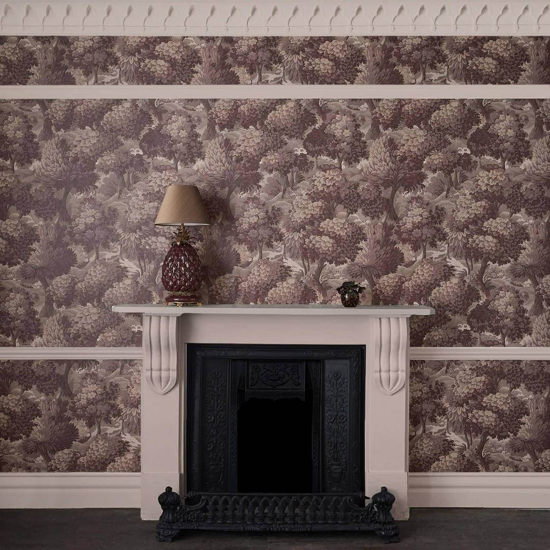 Tapeta z motywem lasu House of Hackney Nemor Anemone