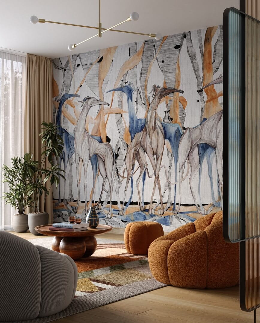 Fototapeta artystyczne pasy Wonderwall Galgo 35057600