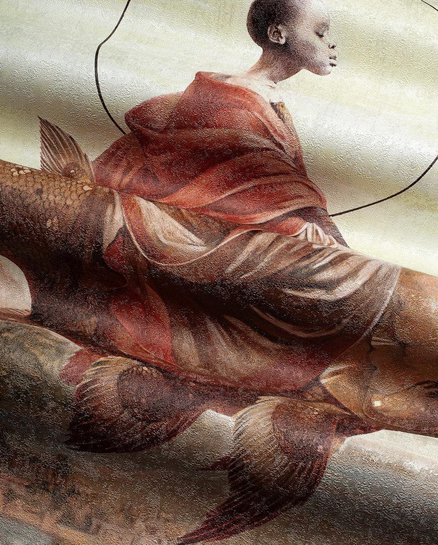 Fototapeta surrealistyczna postać Wonderwall Keisha 35093602