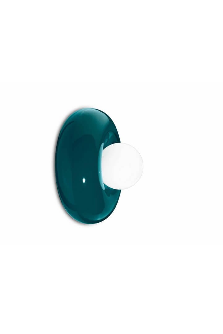 Kinkiet ceramiczny Ferroluce C2750 Verde Petrolio BumBum Deco