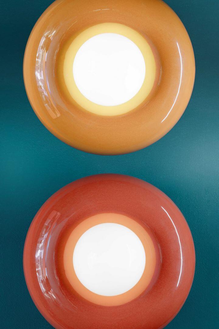 Kinkiet ceramiczny Ferroluce C2750 Verde Petrolio BumBum Deco