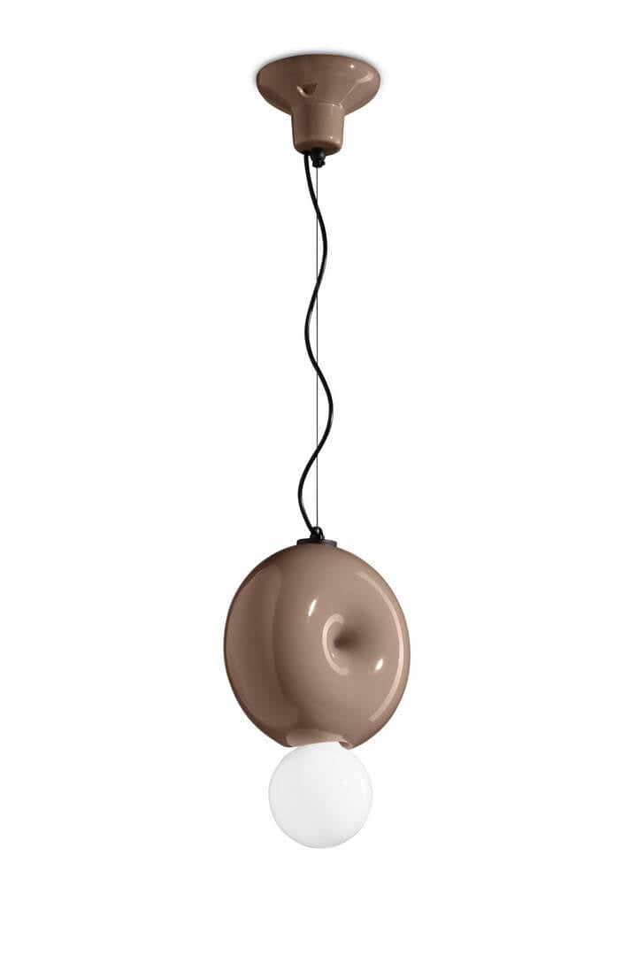Lampa wisząca ceramiczna Ferroluce C2751 Moka BumBum Deco