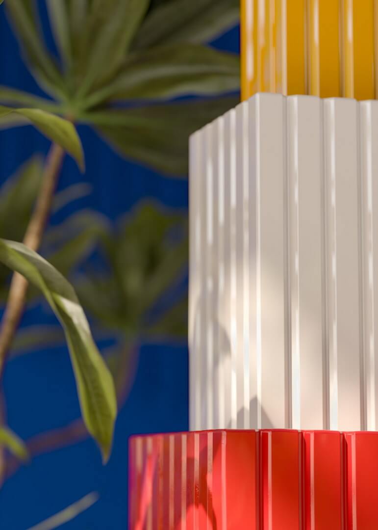 Lampa wisząca ceramiczna modułowa Ferroluce C2830 Mix Metra Deco