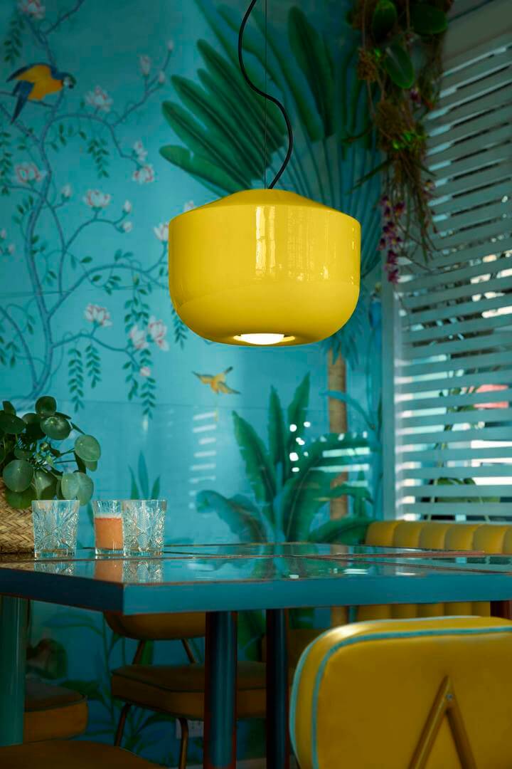 Lampa designerska ceramiczna Ferroluce C2541 Bianco Grezzo Bellota Deco