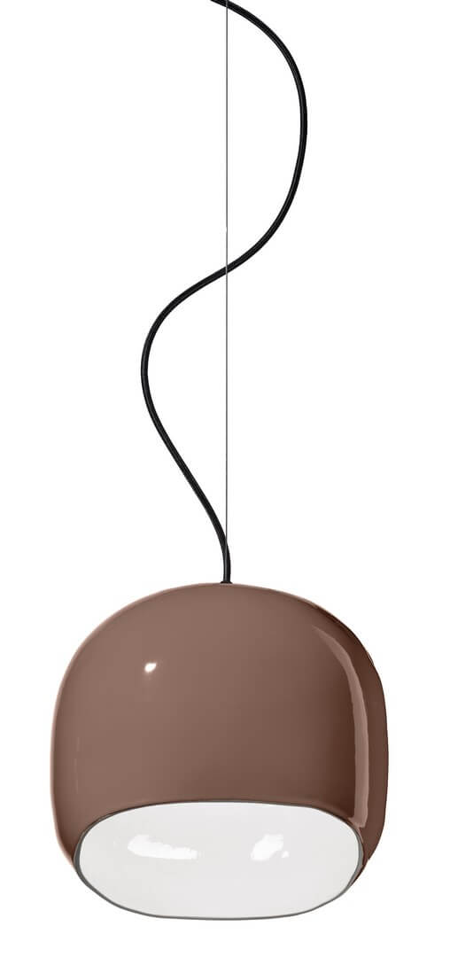 Lampa wisząca z ceramiki Ferroluce C2550 Moka Ayrton Deco