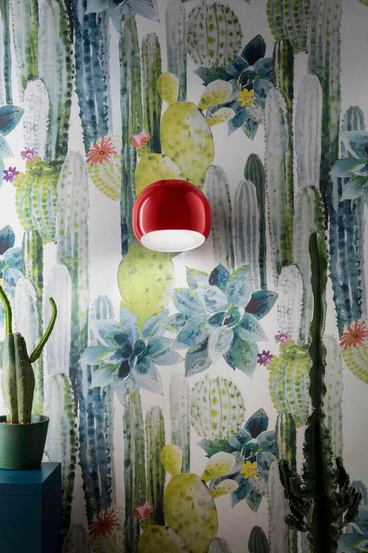 Kinkiet ceramiczny Ferroluce C2553 Giallo Ayrton Deco