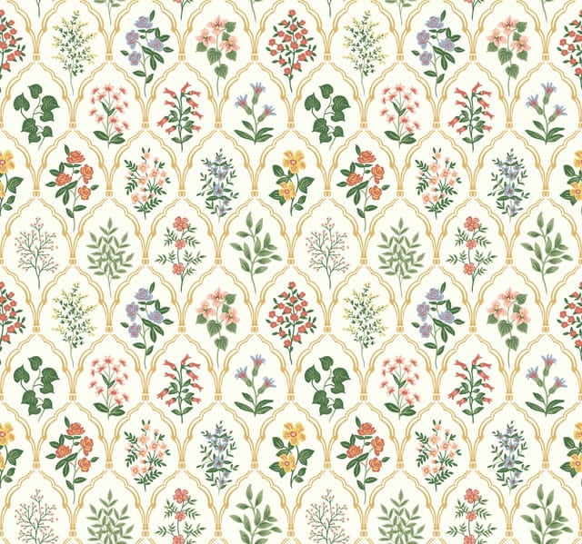 1 szt. / 24H Tapeta Kwiaty Treliaż York Wallcoverings RI5130 Hawthorne Rifle Paper Co. 