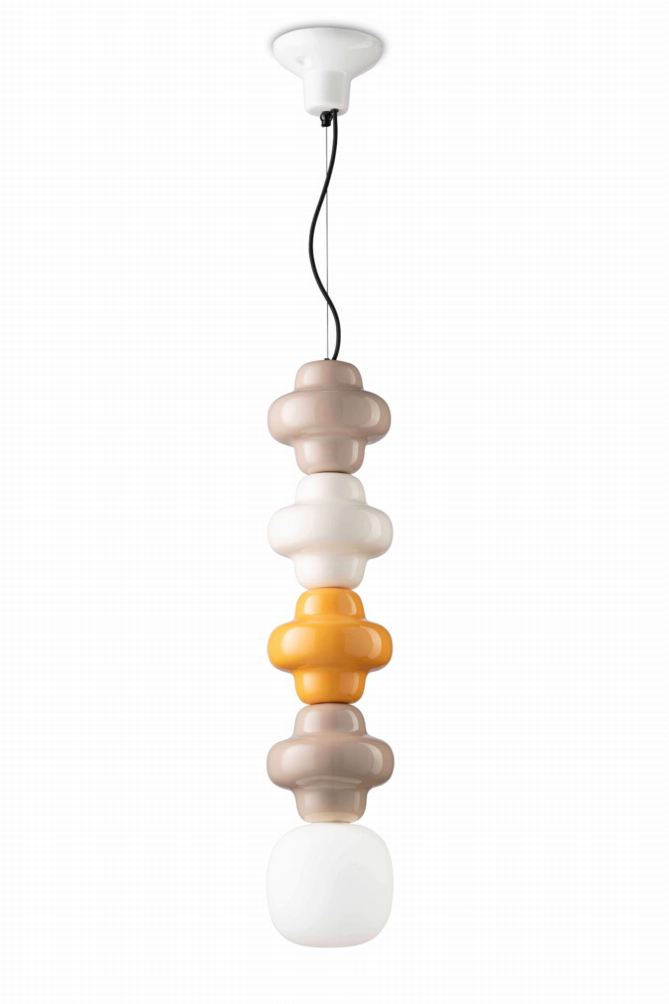 Lampa wisząca ceramiczna designerska Ferroluce C2683 Mix Copacabana Deco