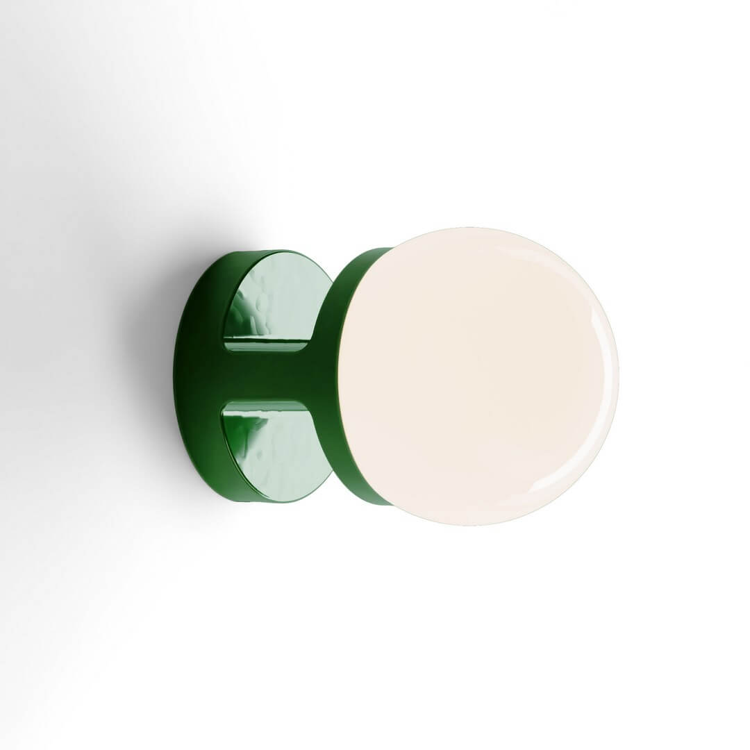 Kinkiet ceramiczny szklany Ferroluce C2782 Verde Bali Habea Deco