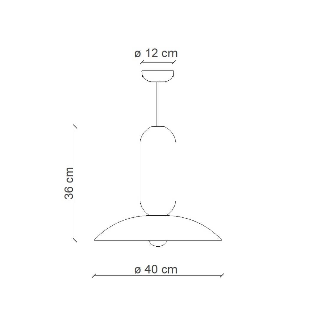 Lampa ceramiczna Ferroluce C2630 Crema+Grigio Sabbia Pau Deco
