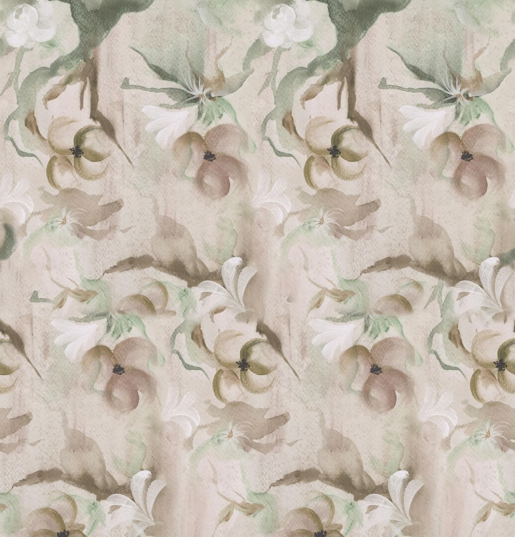 Fototapeta akwarelowa w kwiaty Wall&Deco WET_NA2502 Narciso WET SYSTEM 2025