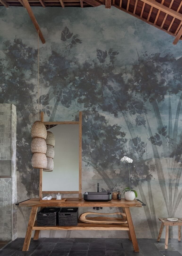 Fototapeta z motywem drzew i liści Wall&Deco WET_TC2502 Tree Canopy WET SYSTEM 2025