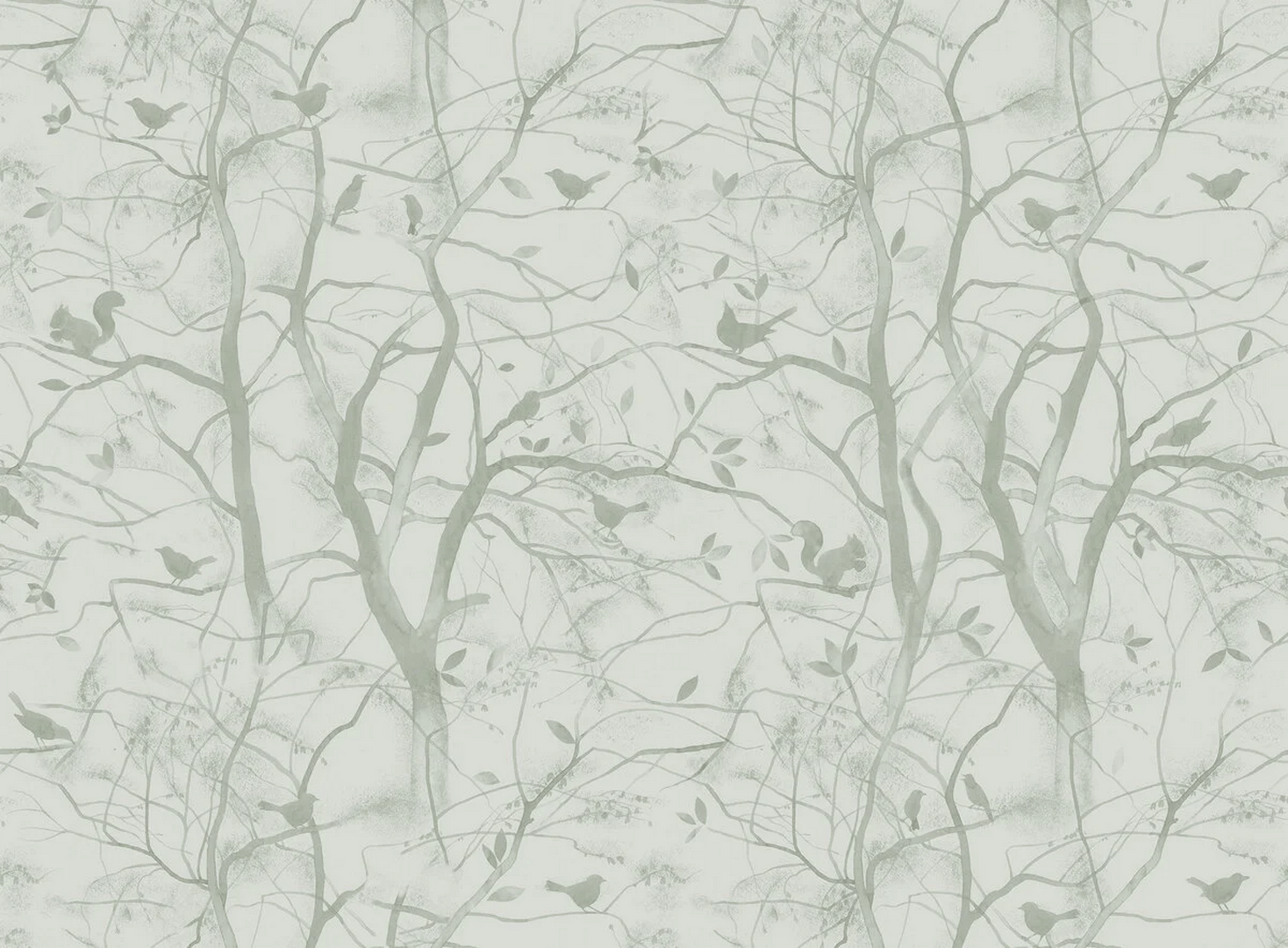 Mural ptaki w lesie Boras Tapeter Studio 9505W Bridie