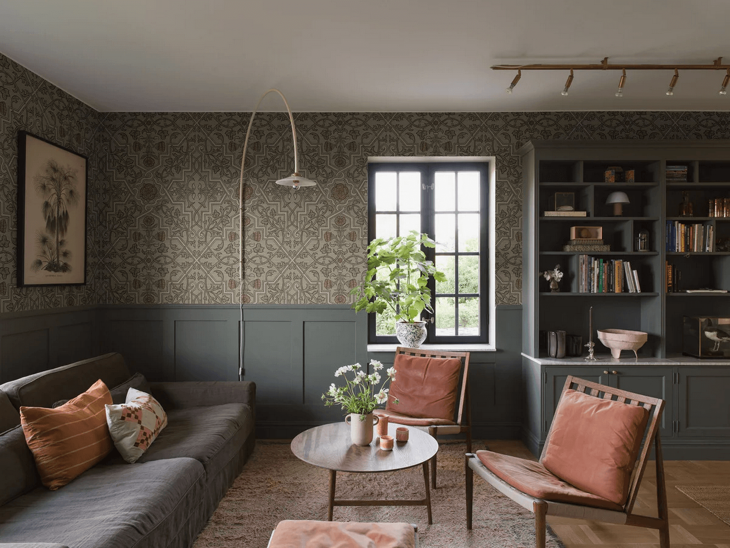 Mural w stylu secesyjnym Boras Tapeter Studio 9731W Rosenvinge Grand