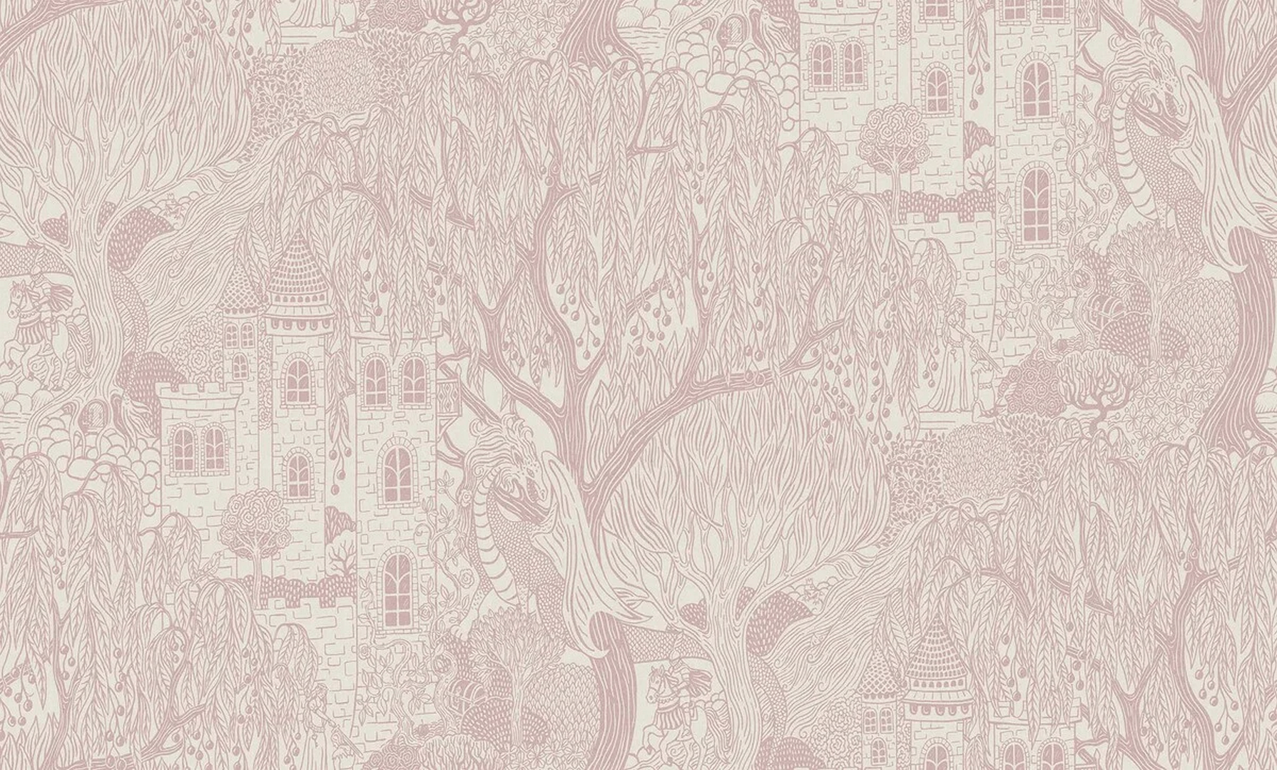 Mural smoki i zamki Boras Tapeter Studio 9758W Kingdom Of The Weeping Willow Grand